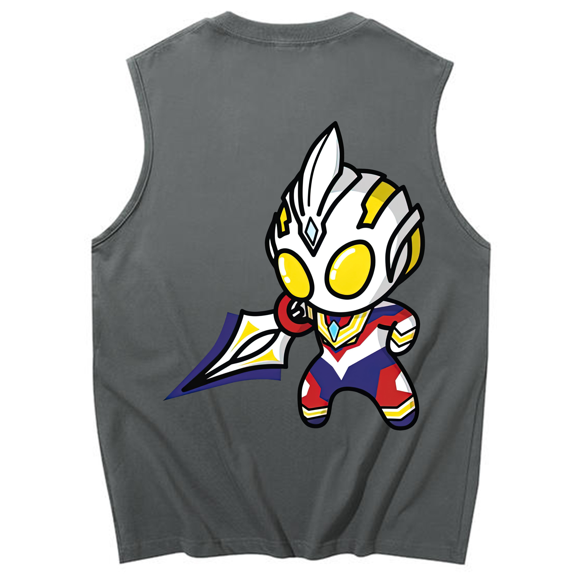 （画像用） ウルトラマン Ultraman コットン100％タンクトップ（背面プリント）